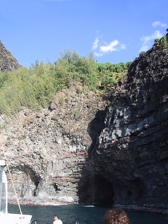 Foto Höhlen in der Steilküste