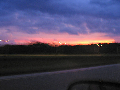 Fotos Sonnenuntergang auf Highway | 