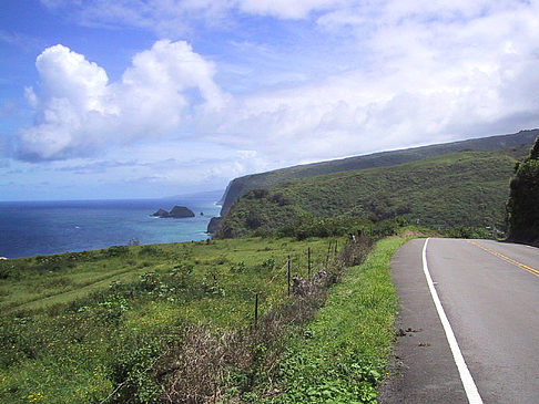 Hawaiis Straßenränder Foto 