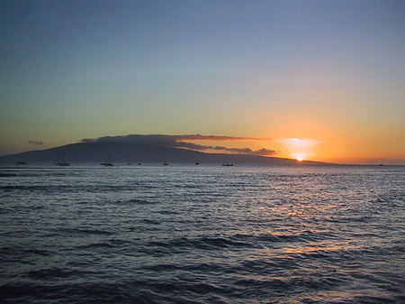 Foto Sonnenuntergang auf Maui - 