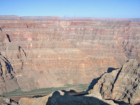 Per Hubschrauber im Grand Canyon