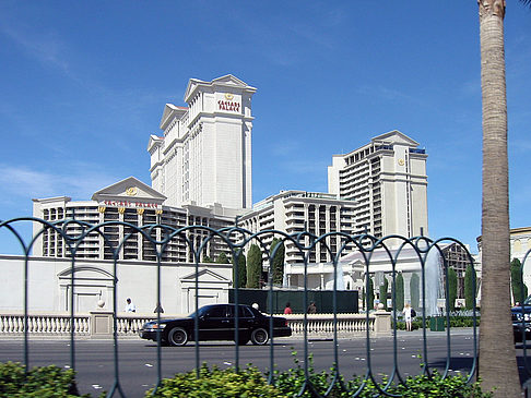 Las Vegas aus dem Auto Foto 