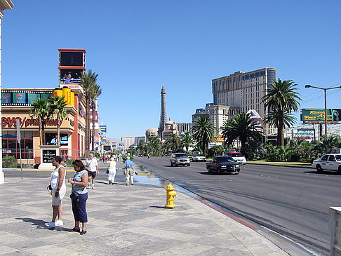 Las Vegas aus dem Auto